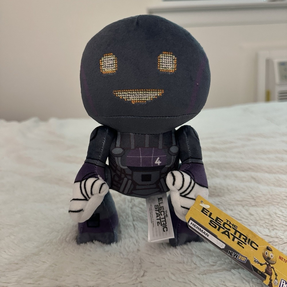 The Electric State Collectible Plush Character Herman Netflix Robot New - Picture 8 of 11
